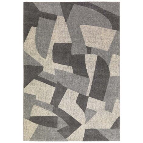 Alfombra rectangular de estilo geométrico para el salón GRI223
