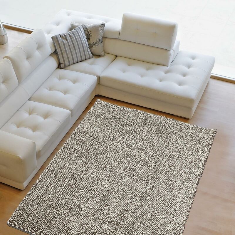 

Alfombra peluda Larga Grava BCA 1A2T Gravedad Beige Lana - Beige