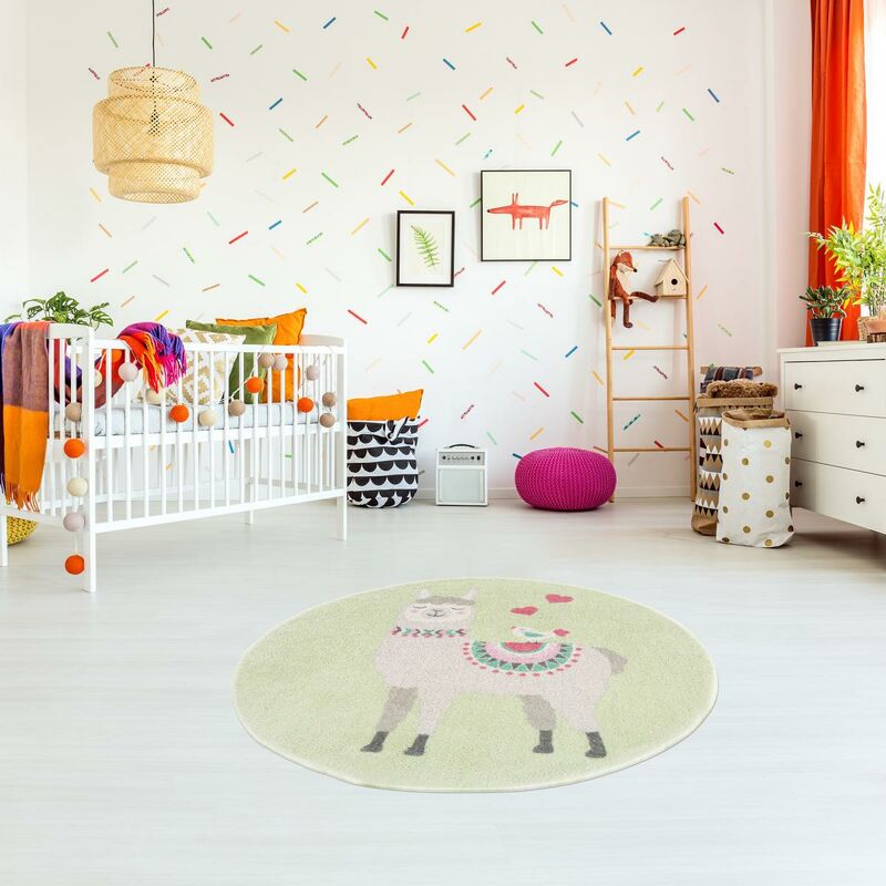 

Lamaron Kids Alfombra en Poliéster Pink - Vert