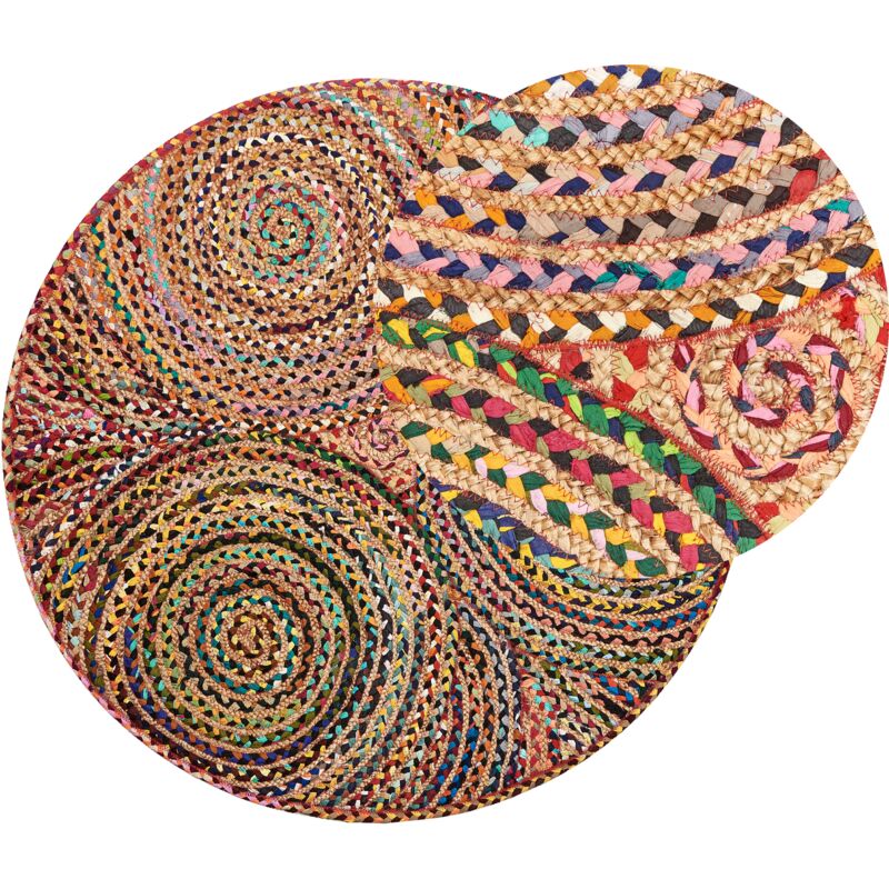 

Alfombra de algodón multicolor ⌀ 140 cm YENICE