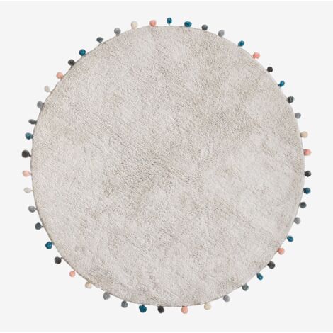 Alfombra Redonda en Algodón (Ø126 cm) Cinder Kids SKLUM             