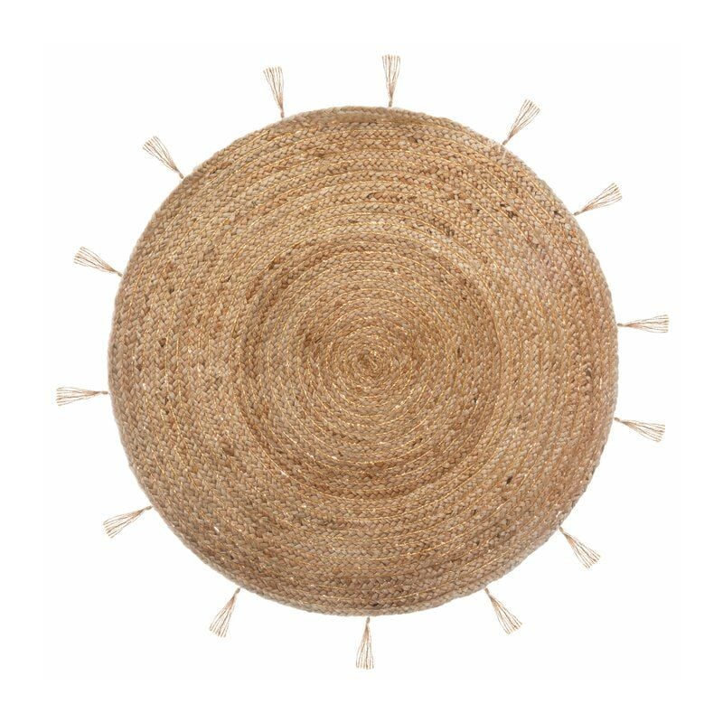 

Alfombra de yute vegetal/poliéster beige Cosy
