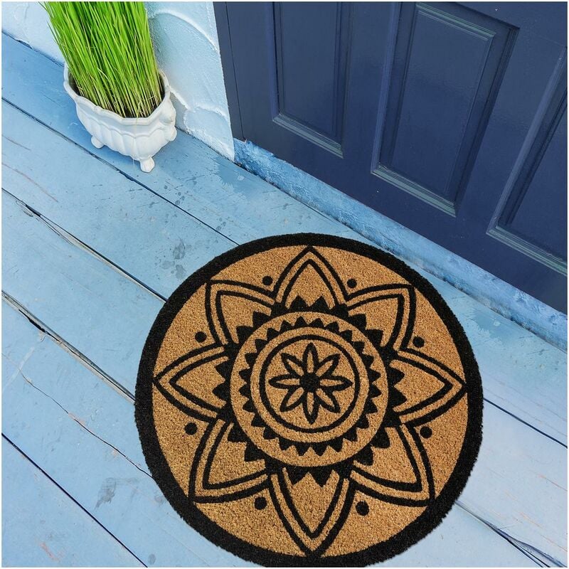 

Jadorel - Alfombra redonda Paila Luna B Coco Beige - Beige
