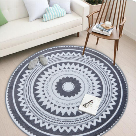 Alfombra redonda para exteriores Ø60cm - estilo interior/exterior 1