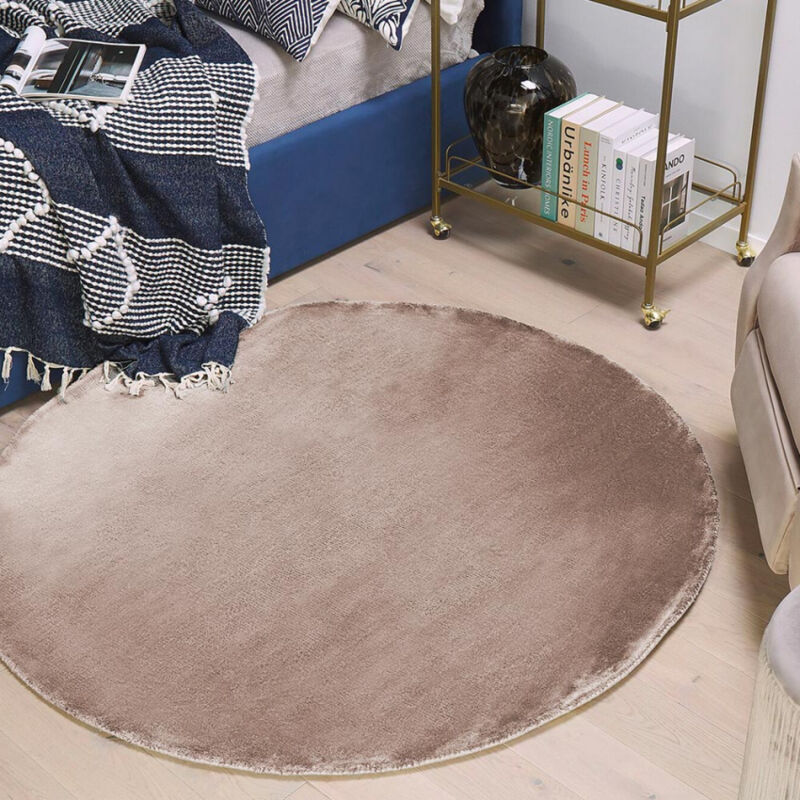 

Alfombra redonda de tejido moderno que admite mascotas shaggy Marrakesh TOR101MKTD | Talla: 60 x 60
