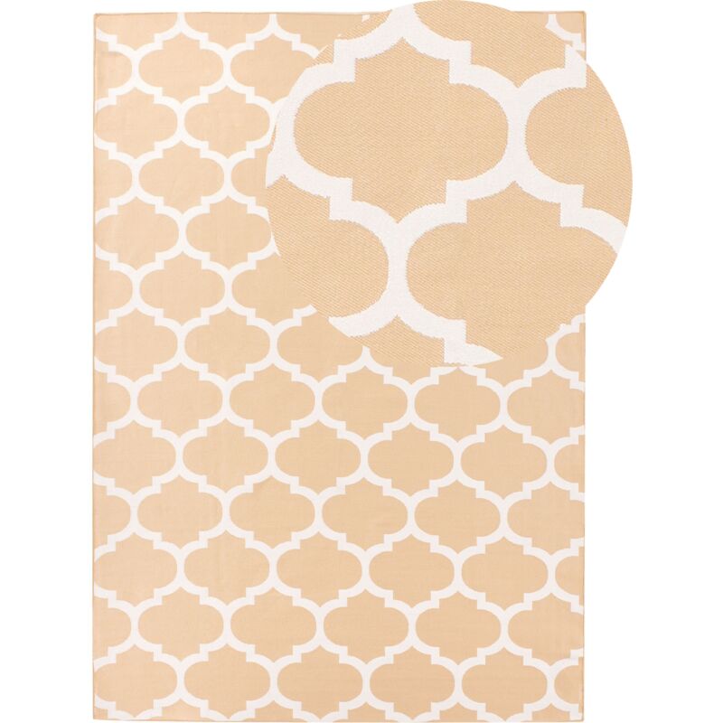 

Alfombra reversible beige 160x230 cm AKSU
