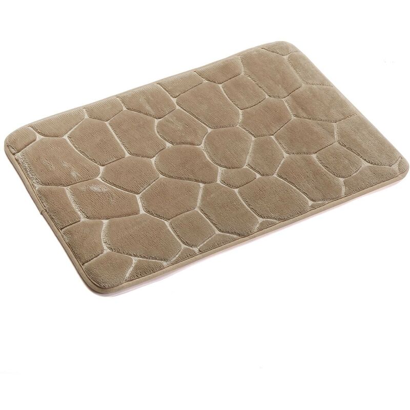 

ALFOMBRA DE BAÑO POLIÉSTER EN BEIGE O GRIS | Beige - 45x70 - Beige