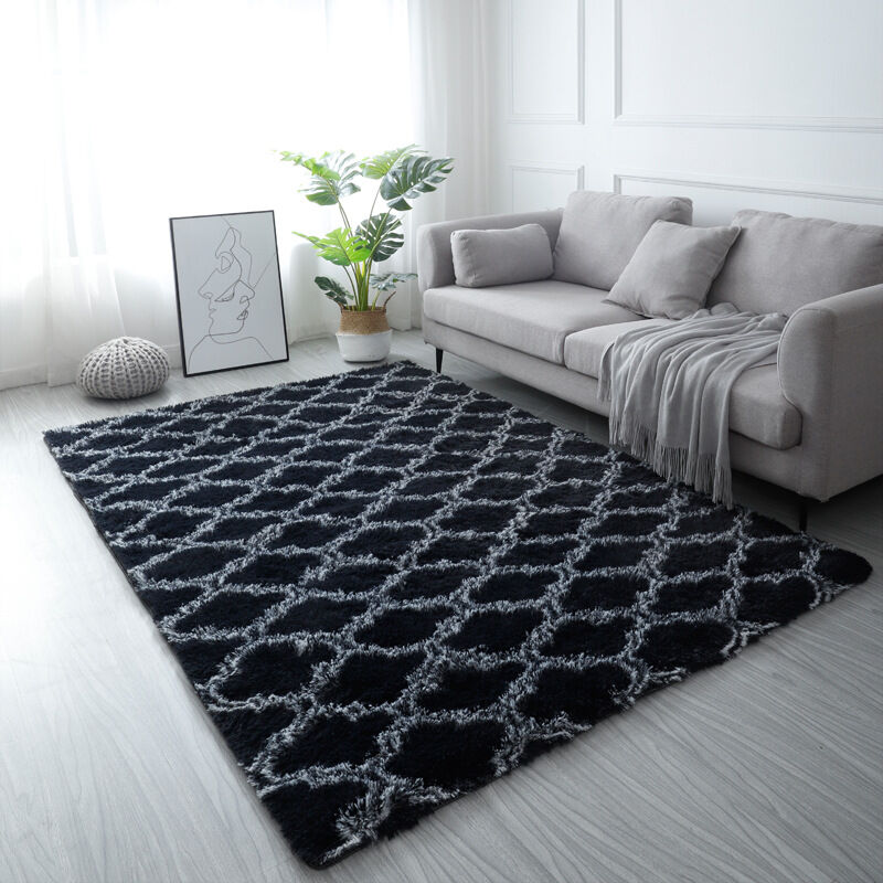 

Alfombra Salón, Terciopelo Súper Suave Alfombra Salon Grande, Alfombra Pelo Largo de Habitacion Dormitorio Salon Comedor - Lavable Antideslizante