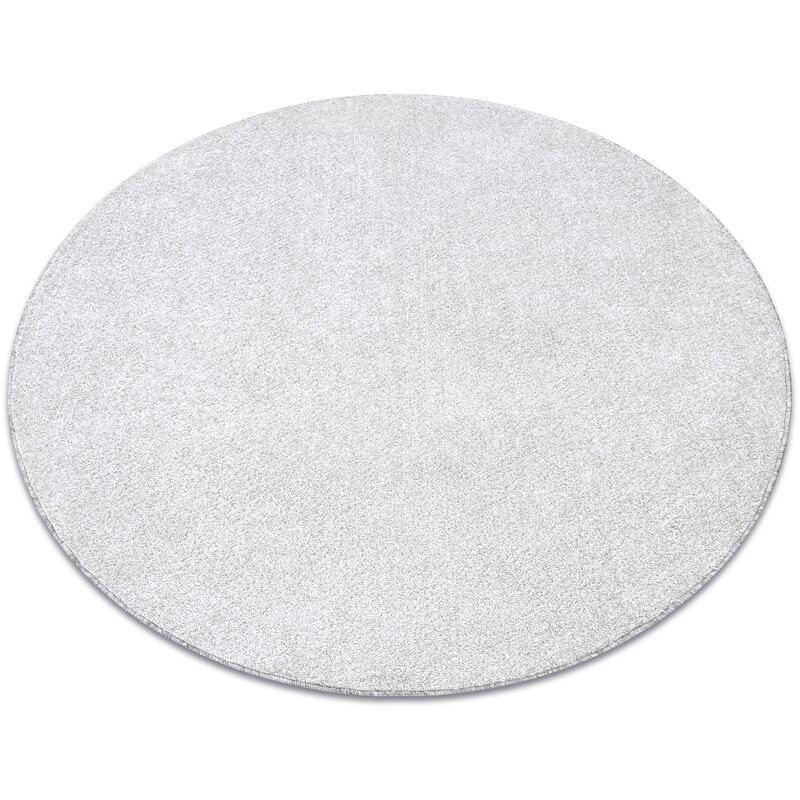 Rugsx - Alfombra santa fe crema 031 llanura color sólido beige circulo 100 cm