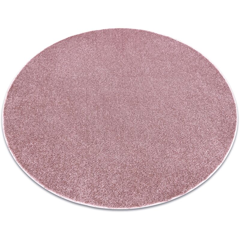 Rugsx - Alfombra santa fe rubor rosado 60 llanura color sólido pink circulo 100 cm