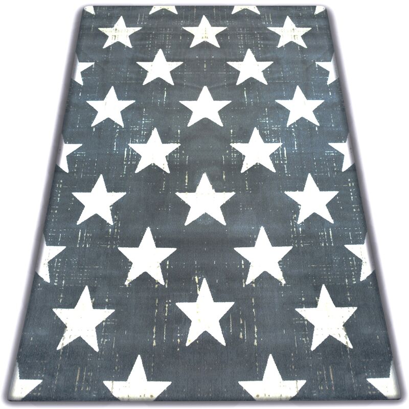 Rugsx - Alfombra scandi 18209/071 - Estrellas grey 120x170 cm