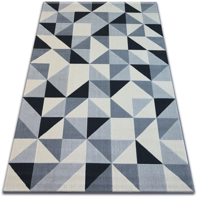 Rugsx - Alfombra scandi 18214/652 - Triángulos grey 120x170 cm