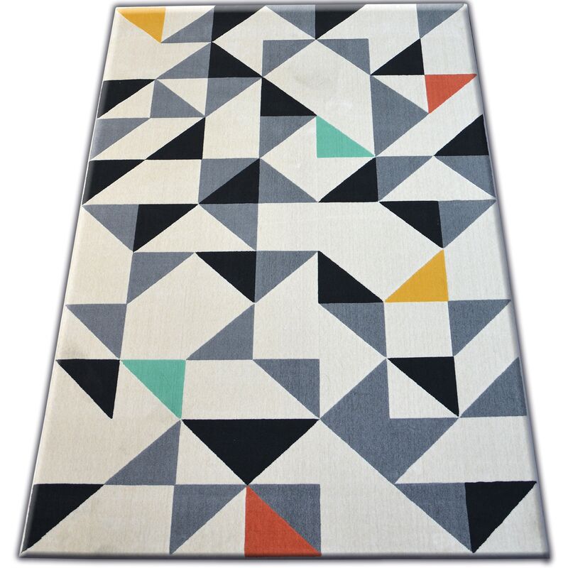 

Alfombra SCANDI 18214/763 - Triángulos Multicolor 80x150 cm