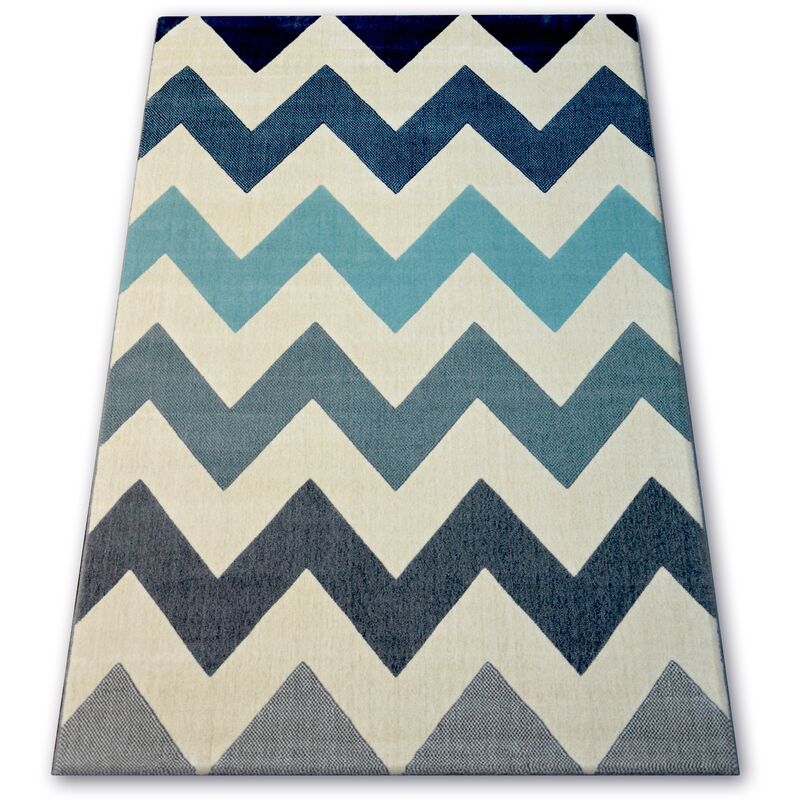 

Rugsx - Alfombra SCANDI 18248/371 - Zigzag Blanco 200x290 cm