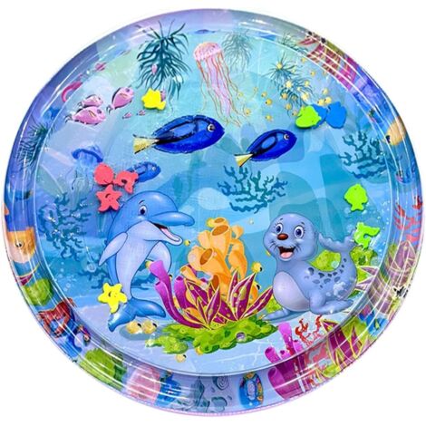 Alfombra sensorial de Agua para Gato, Alfombra de Juego sensorial de Agua para Mascotas, Alfombra de Juego con Sensor de Agua con Sensor de Verano Juguete Interactivo para Gatos