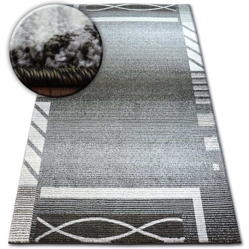 

Rugsx - Alfombra SHADOW 8597 gris Tonos de gris y plata 180x270 cm