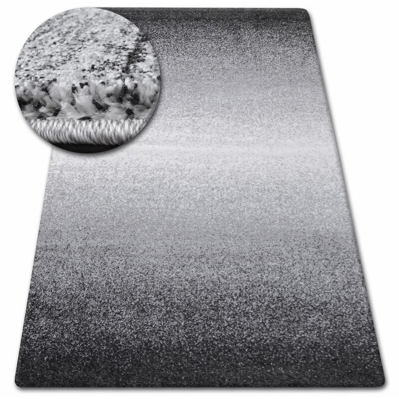 

Rugsx - Alfombra SHADOW 8621 blanco/negro Tonos de gris y plata 100x200 cm