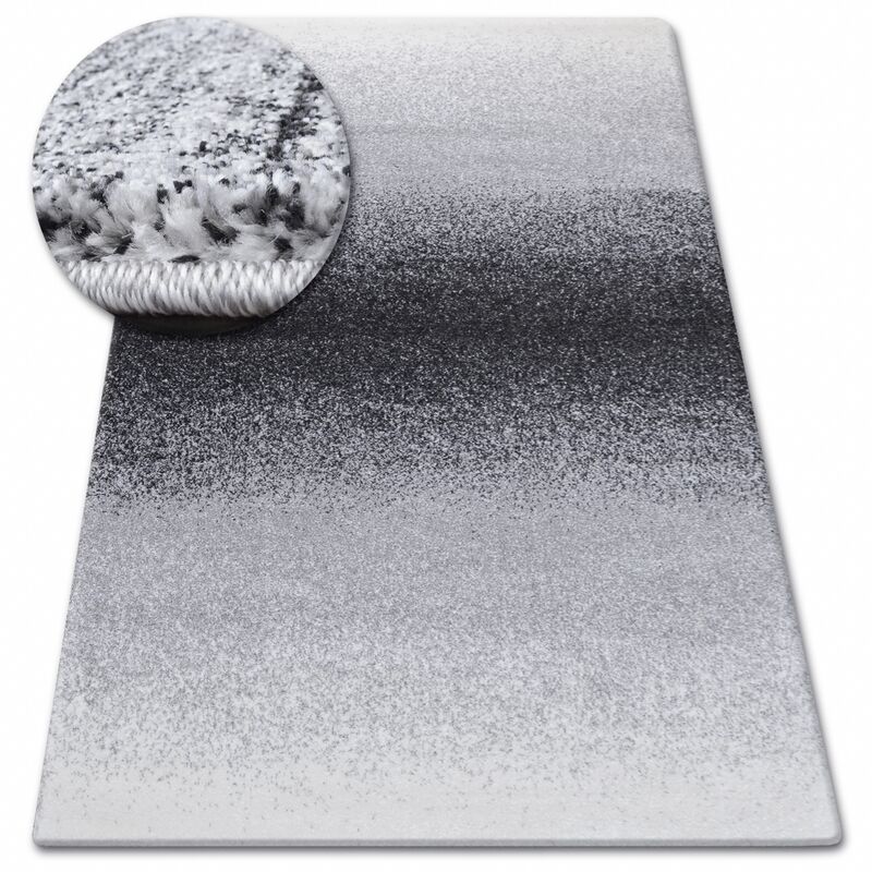 

Rugsx - Alfombra SHADOW 8621 negro/blanco Tonos de gris y plata 160x220 cm