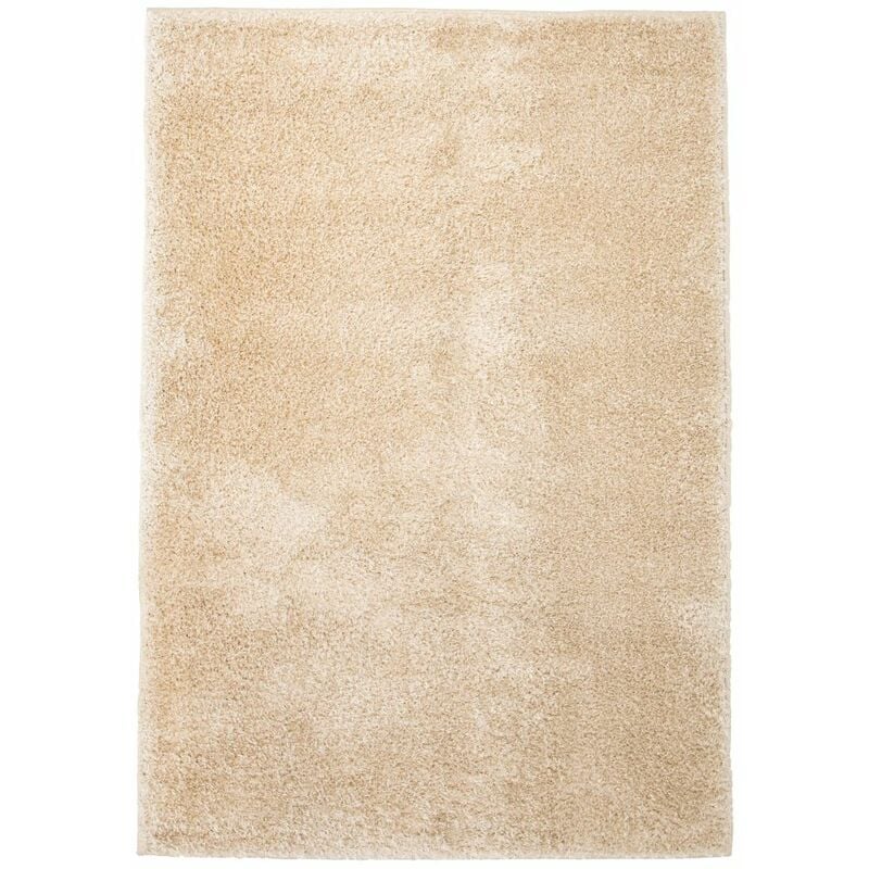 

Alfombra shaggy peluda 120x170 cm beige