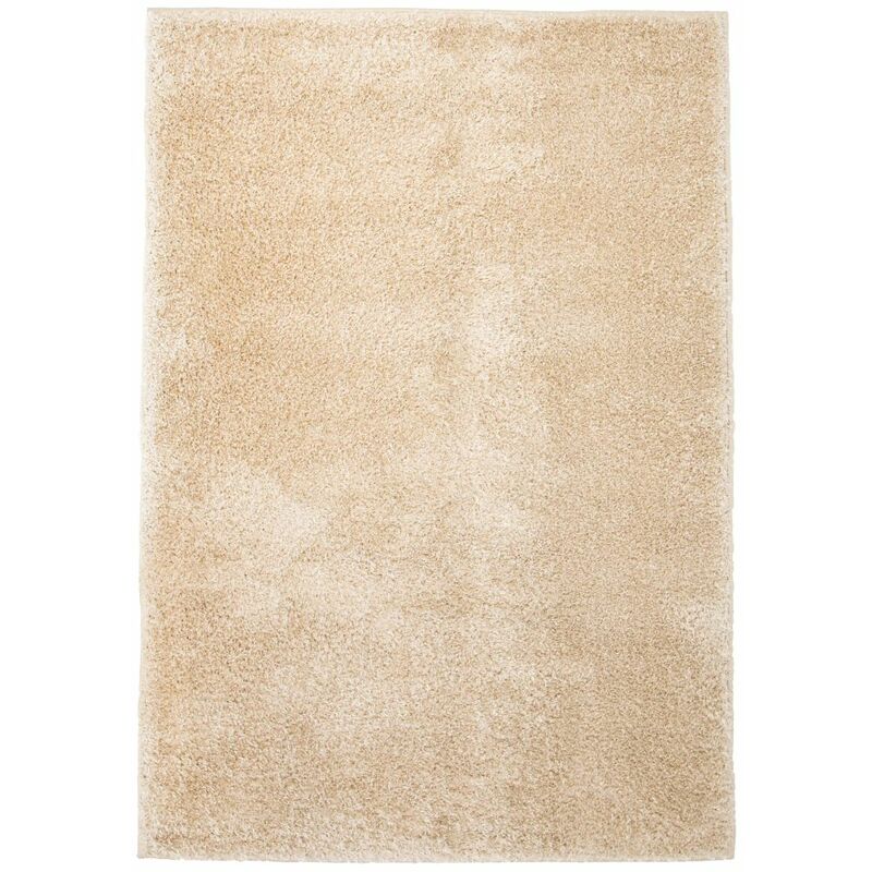 

Alfombra shaggy peluda 120x170 cm beige