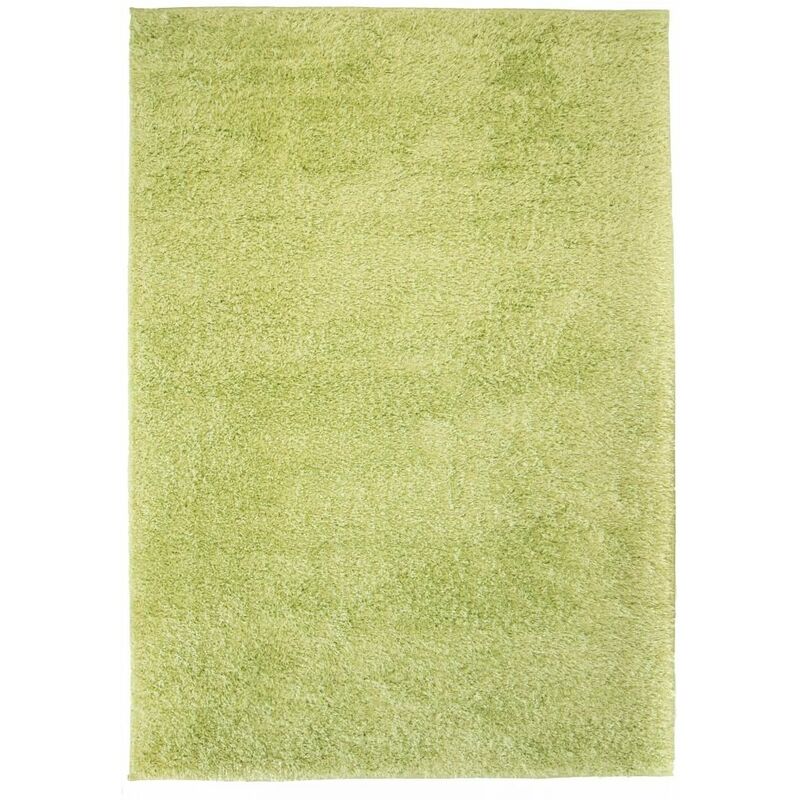 

Alfombra shaggy peluda 120x170 cm verde