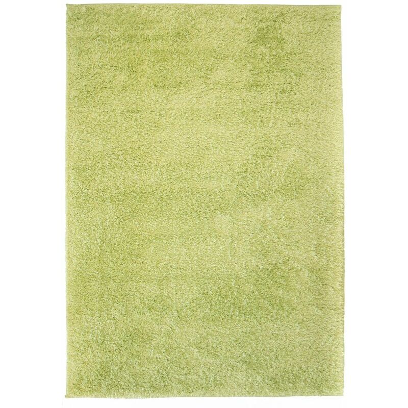 

Alfombra shaggy peluda 120x170 cm verde