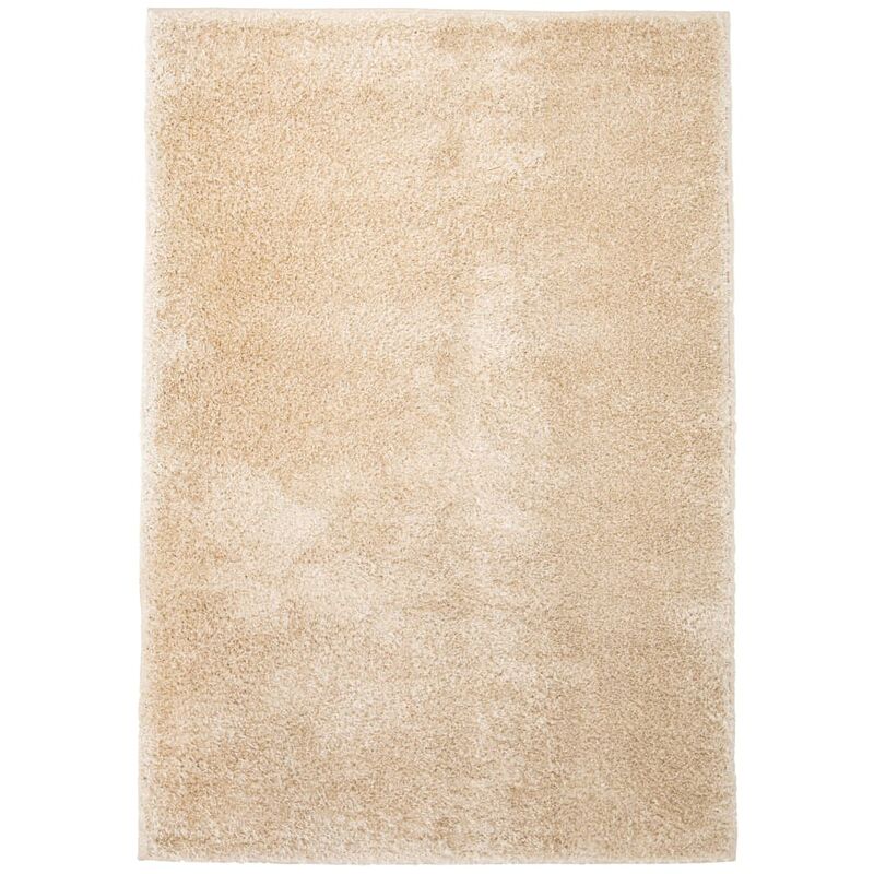 

Alfombra shaggy peluda 80x150 cm beige