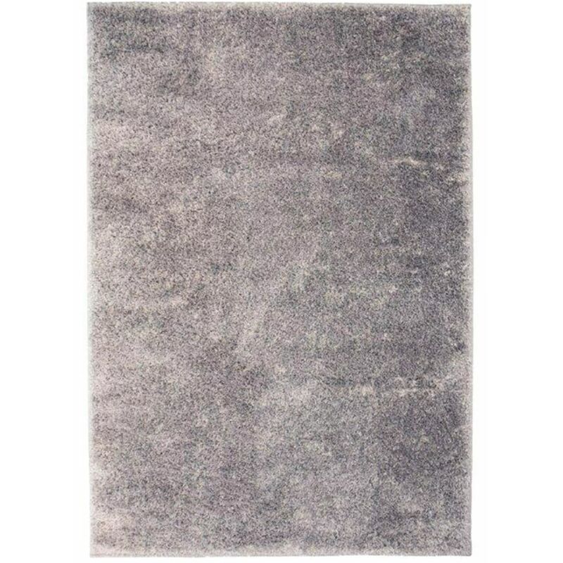 

Alfombra shaggy peluda 80x150 cm gris