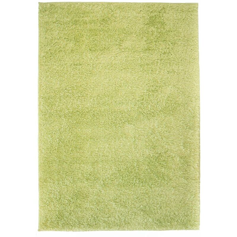 

Alfombra shaggy peluda 80x150 cm verde