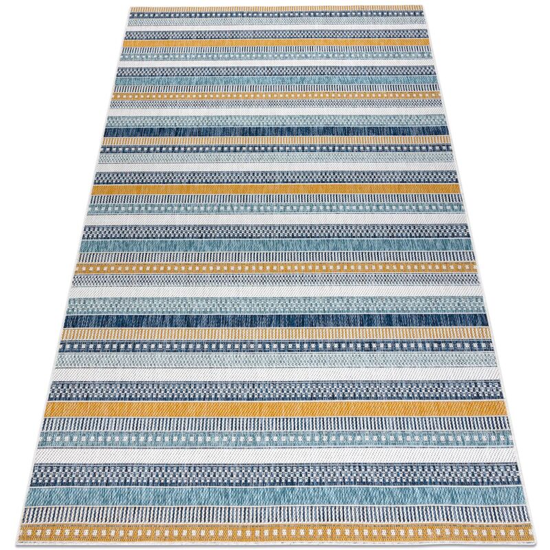 

Alfombra sisal COOPER Rayas, Etno 22238 crudo / azul oscuro Multicolor 180x270 cm