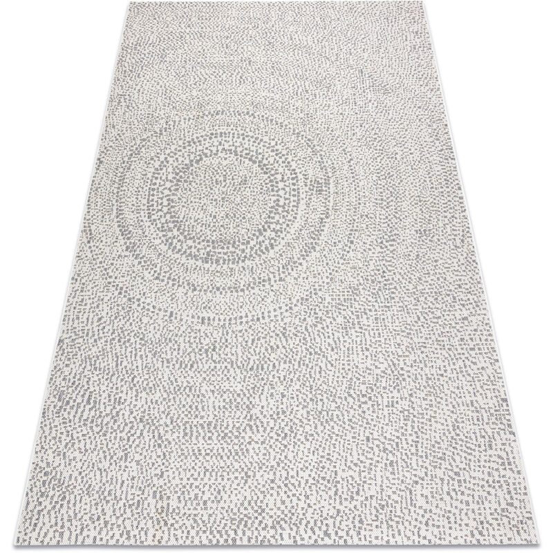 

Rugsx - Alfombra sisal FLAT 48832367 Circulos, puntos crema / gris Tonos de beige 160x230 cm