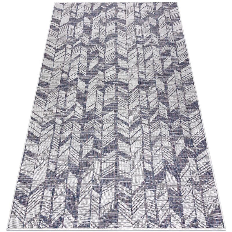 

Alfombra sisal SION Diseño Espiga 22180 Tejido plano ecru / azul / rosado Tonos de púrpura 180x270 cm