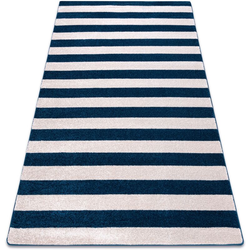 

Rugsx - Alfombra SKETCH - F758 azul/blanco - Rayas Tonos de azul 160x220 cm