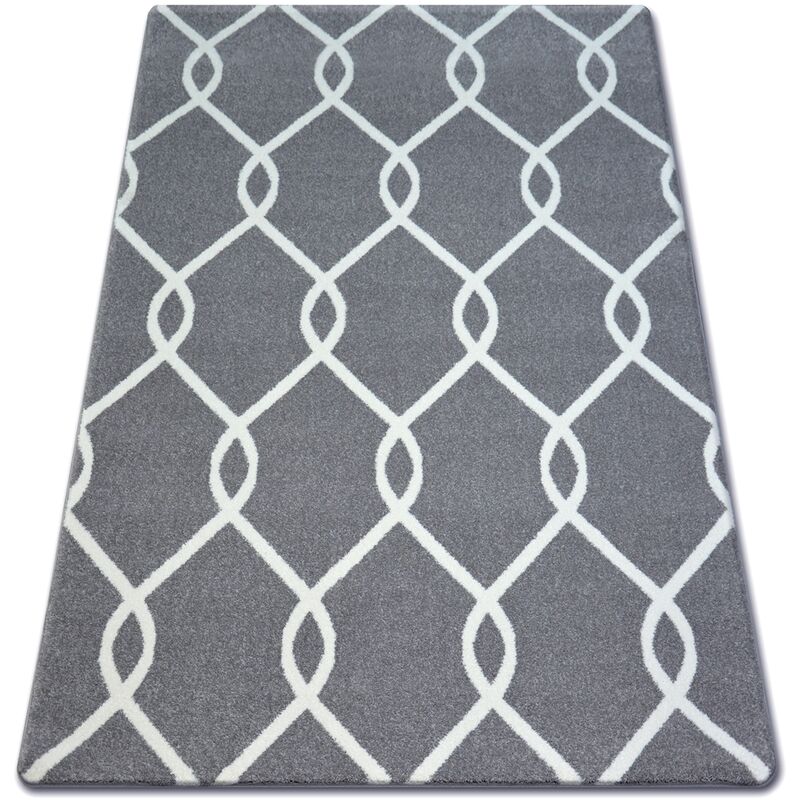 

Rugsx - Alfombra SKETCH - F934 gris/creme trellis Tonos de gris y plata 180x270 cm