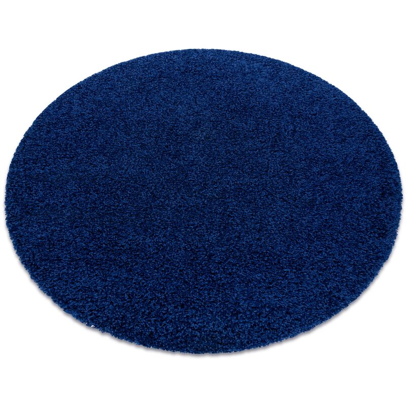 

Rugsx - Alfombra SOFFI circulo shaggy 5cm azul oscuro Tonos de azul circulo 100 cm