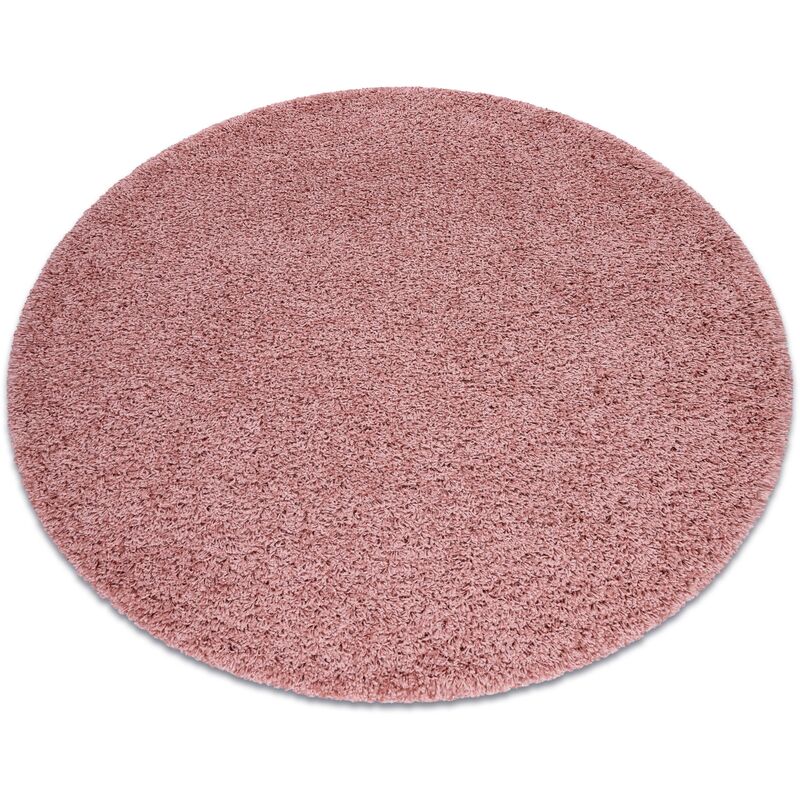 

Alfombra SOFFI circulo shaggy 5cm rosado Tonos de rosa circulo 120 cm