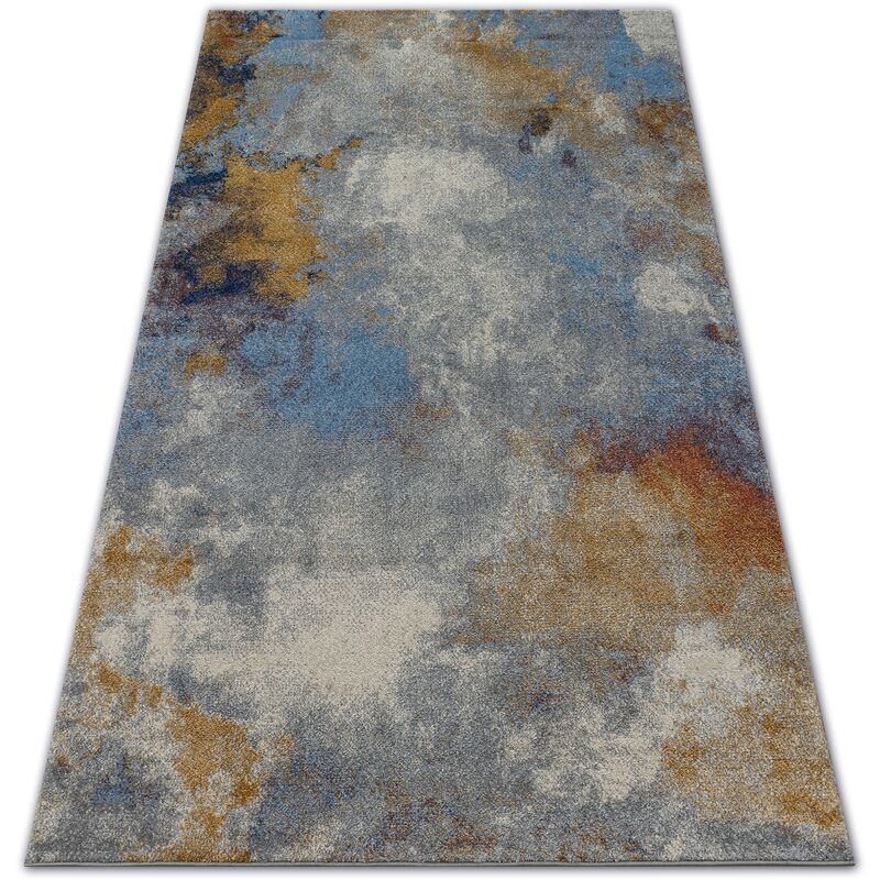 

Alfombra SOFT 6315 Niebla gris claro/azul/color mostaza Multicolor 120x170 cm