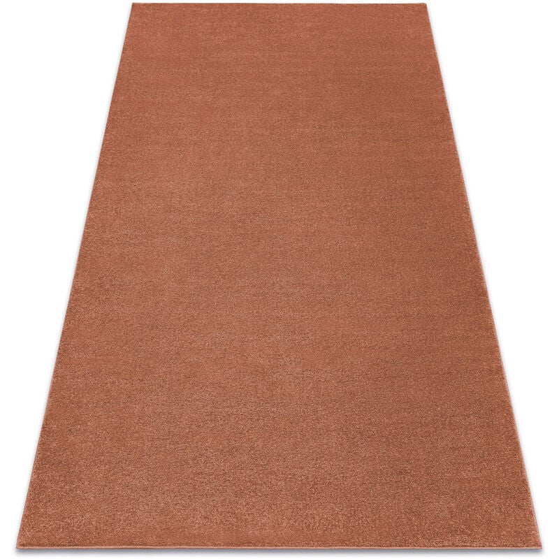 Alfombra SOFTY llanura color sólido terracota orange 200x290 cm