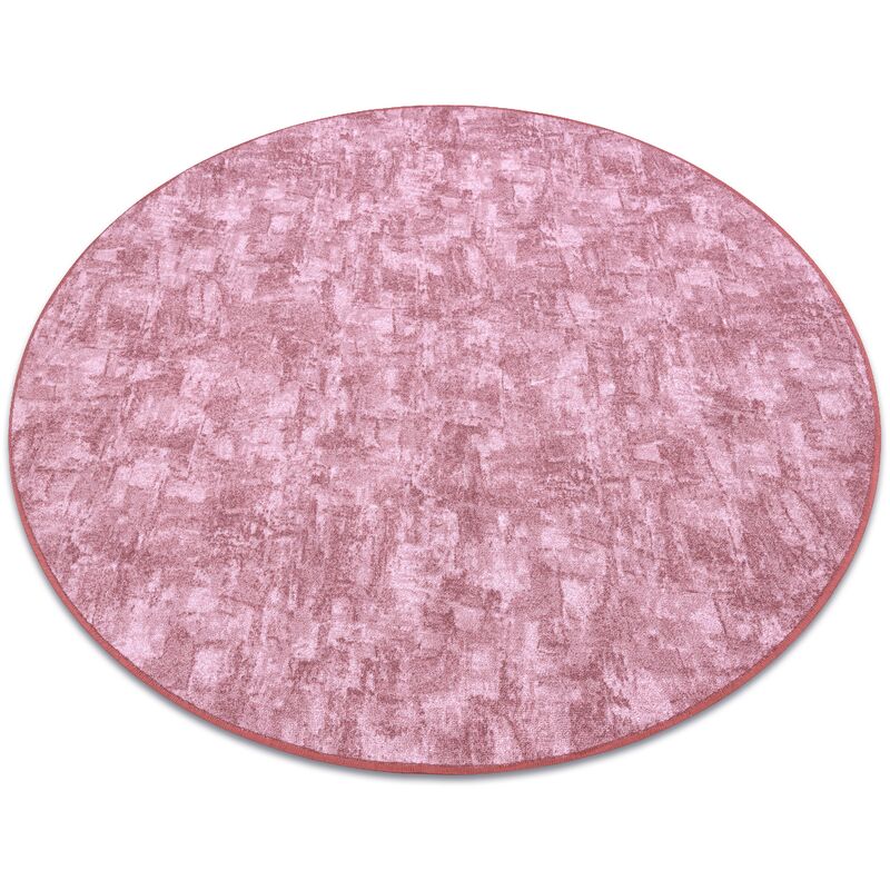 

Rugsx - Alfombra SOLID círculo rubor rosado 60 HORMIGÓN Tonos de rosa circulo 170 cm