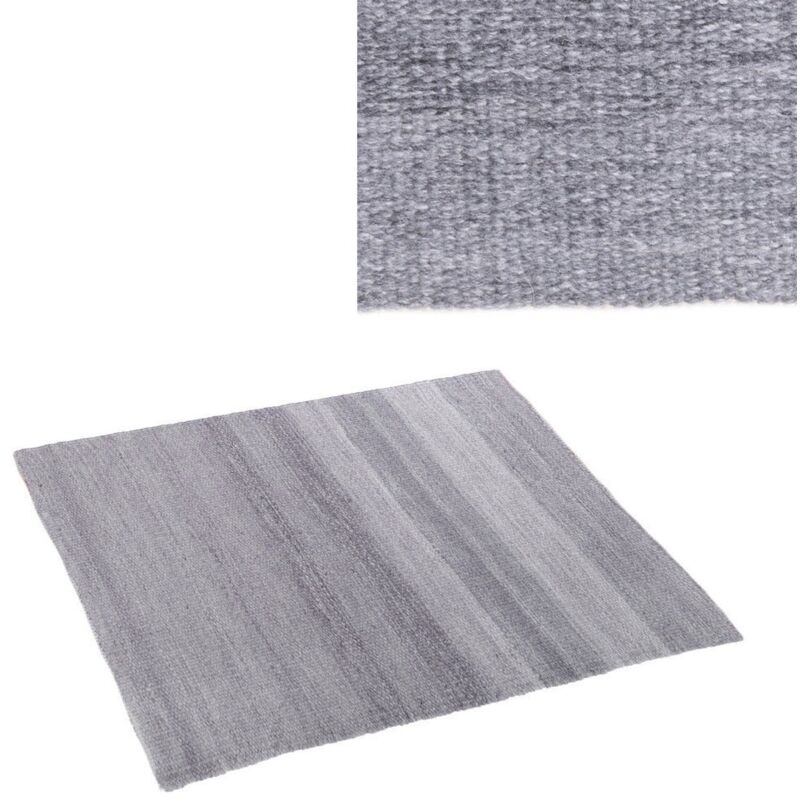 

Alfombra sostenible Goa de PET reciclado para salón exterior gris ceniza de 140x200 cm