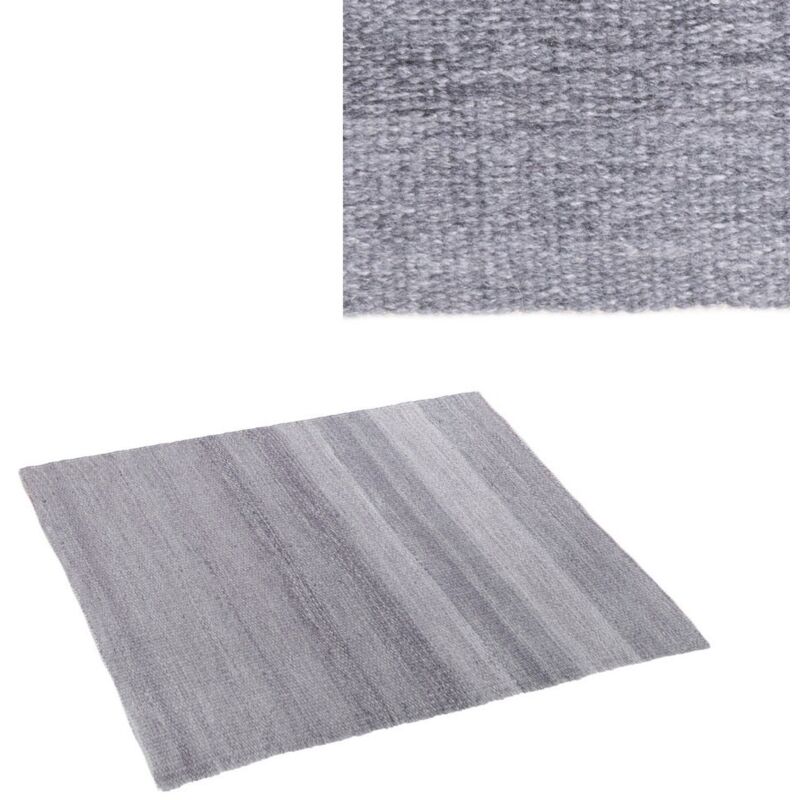 

Alfombra sostenible Goa de PET reciclado para salón exterior gris ceniza de 180x120 cm