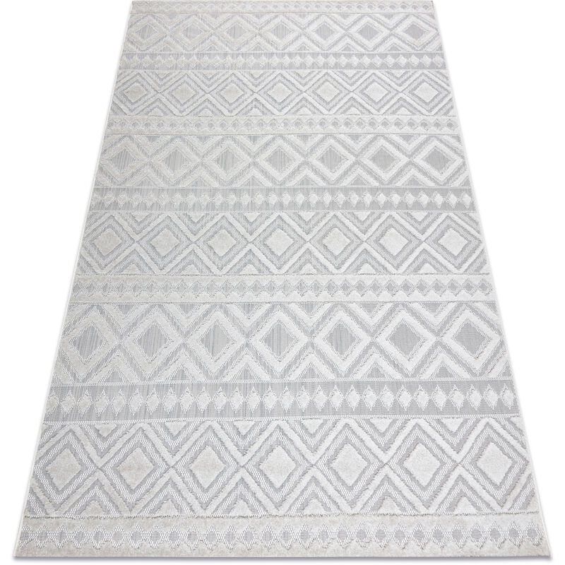 

Rugsx - Alfombra Structural SOLE D3851 - Boho, diamantes Tejido plano beige Tonos de beige 180x270 cm