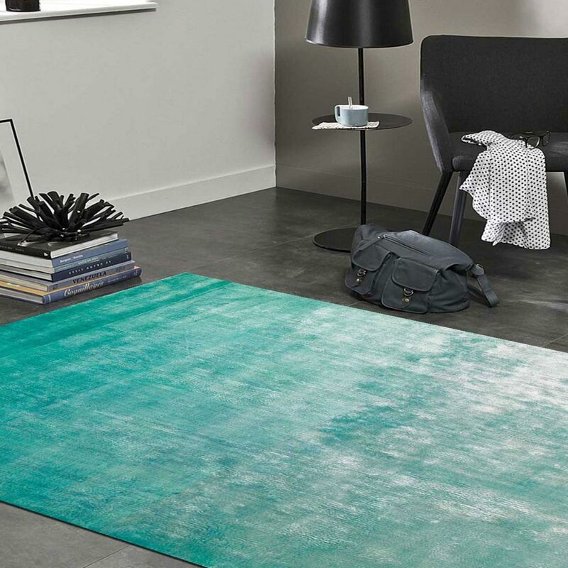 

Eberson 1A2T Alfombra de salón en azul viscosa - Bleu