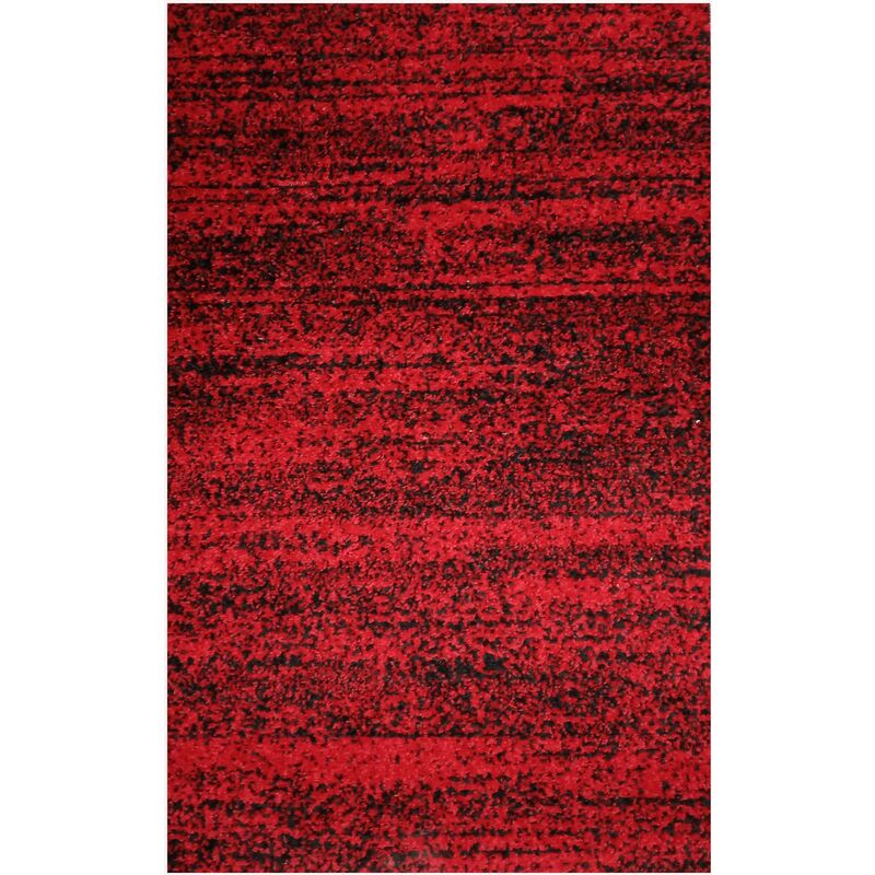 

ALFOMBRA TRENDY JASP Moderna para salón o Habitación ROJO Y NEGRO 160X220 cm. Matris