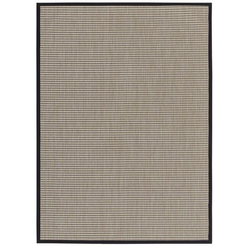 

Alfombra vinílica de PVC para exterior negra rústica de 180x250 cm
