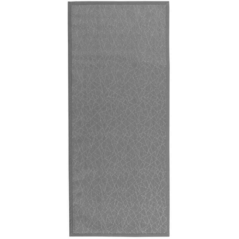 

Alfombra vinílica de PVC pasillera para exterior gris contemporánea de 75x175 cm