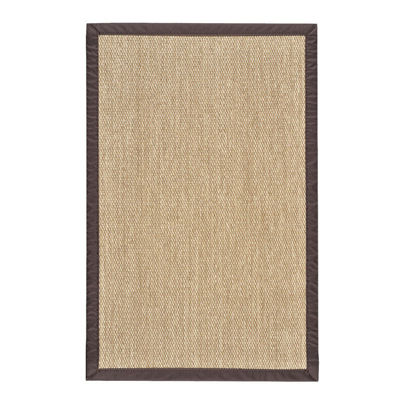 

Alfombra vinílica Deblon con Ribete, alfombra de PVC antideslizante y resistente Marrón Claro, 140 x 200cm