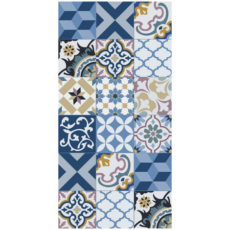 Alfombra vinílica VinylFloor, alfombra estampada PVC, lavable y antideslizante
