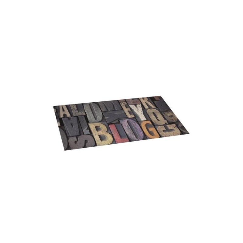 

Alfombra vinílica Croma 50X110cm Wood Letras