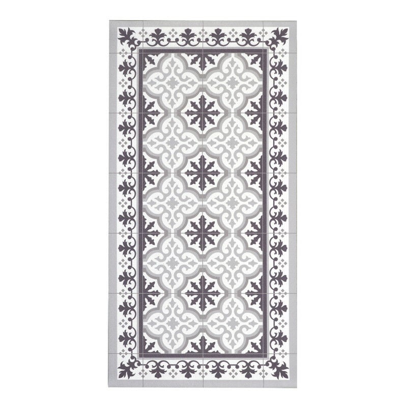 

Alfombra vinílica VinylFloor, alfombra estampada PVC, lavable y antideslizante Grises, 140 x 200cm